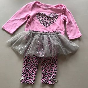 Baby glam tutu outfit
